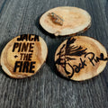 Woodcut Button Duo-Pack